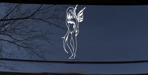 Cute Pixie Fairy Bikini Car or Truck Window Decal Sticker