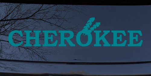 Cherokee Native American Indian Text Car or Truck Window Decal Sticker
