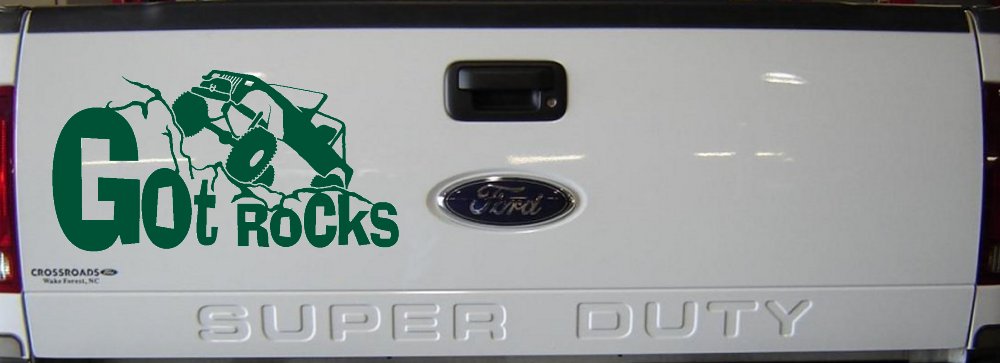 Got Rocks Off Road Car or Truck Window Decal Sticker