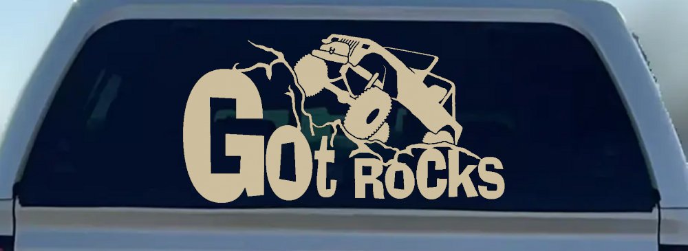 Got Rocks Off Road Car or Truck Window Decal Sticker