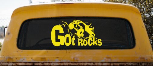 Got Rocks Off Road Car or Truck Window Decal Sticker