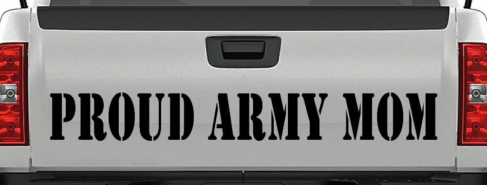 Proud Army Mom Military Car or Truck Window Decal Sticker