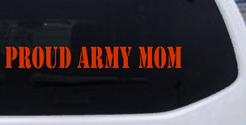 Proud Army Mom Military Car or Truck Window Decal Sticker