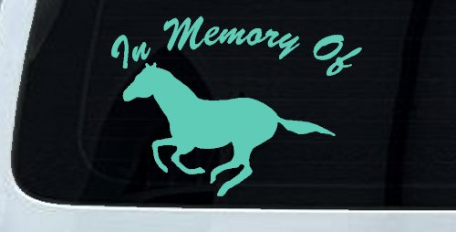 In Memory Of Horse Car or Truck Window Decal Sticker