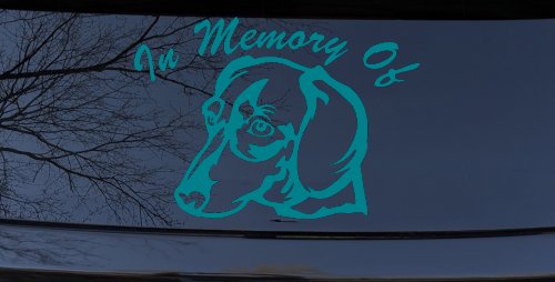 In Memory Of Dotson Dog Car or Truck Window Decal Sticker
