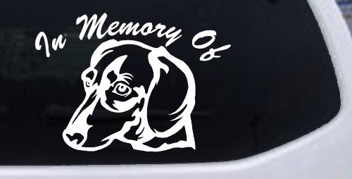 In Memory Of Dotson Dog Car or Truck Window Decal Sticker