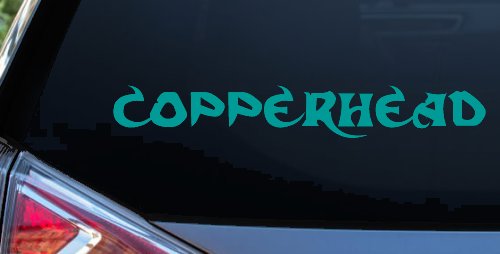 Copperhead Biker Car or Truck Window Decal Sticker