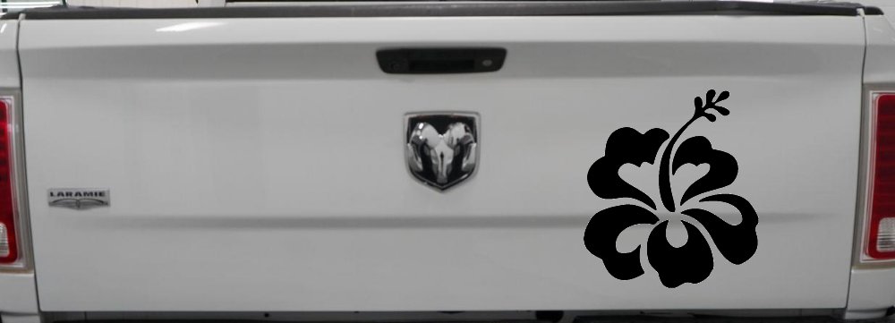 Hibiscus Flower Car or Truck Window Decal Sticker