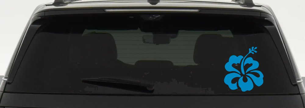 Hibiscus Flower Car or Truck Window Decal Sticker