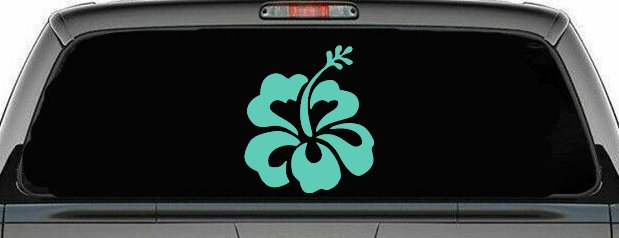 Hibiscus Flower Car or Truck Window Decal Sticker