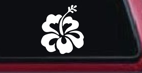 Hibiscus Flower Car or Truck Window Decal Sticker