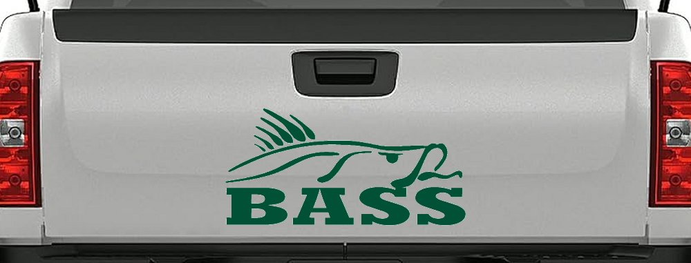 Bass Fishing Car or Truck Window Decal Sticker