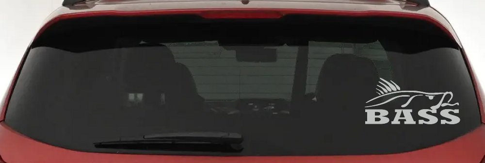 Bass Fishing Car or Truck Window Decal Sticker