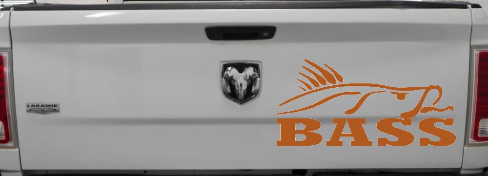 Bass Fishing Car or Truck Window Decal Sticker