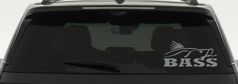 Bass Fishing Car or Truck Window Decal Sticker