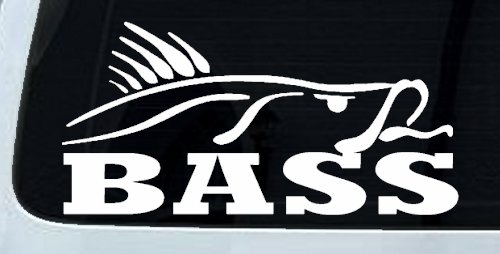 Bass Fishing Car or Truck Window Decal Sticker