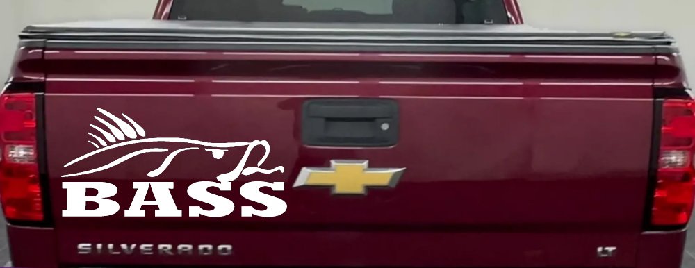 Bass Fishing Car or Truck Window Decal Sticker