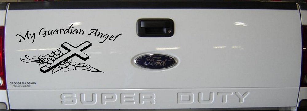 My Guardian Angel Christian Car or Truck Window Decal Sticker