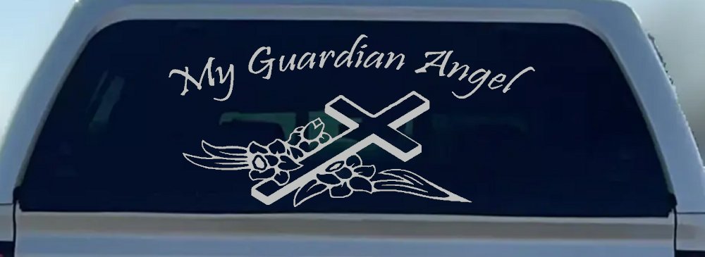 My Guardian Angel Christian Car or Truck Window Decal Sticker