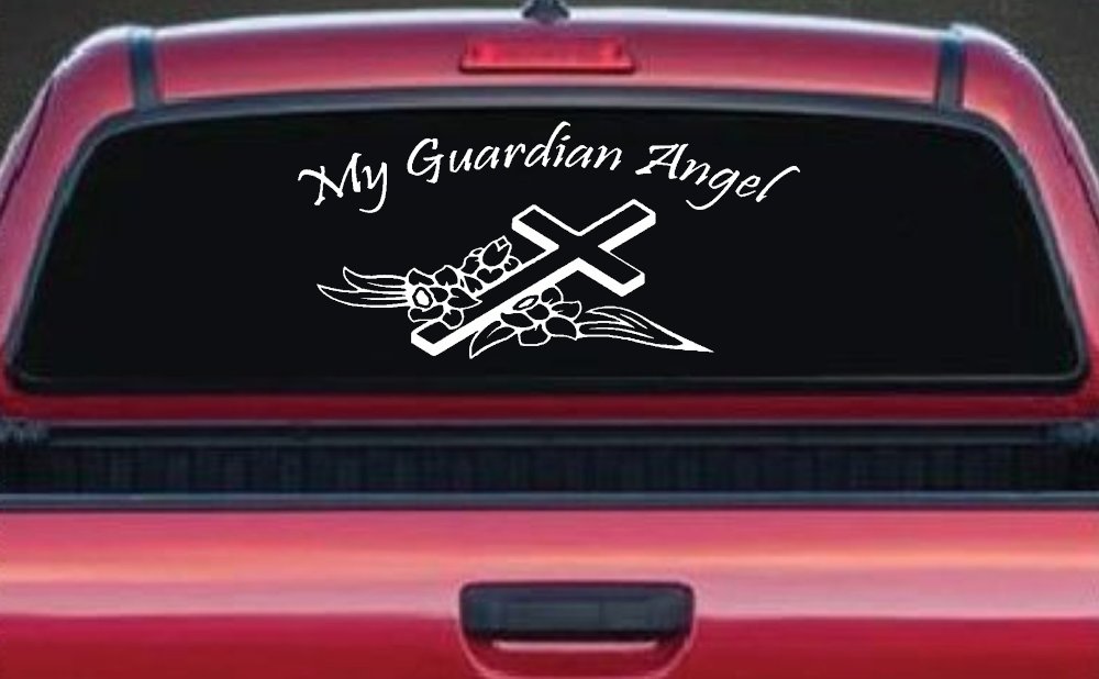 My Guardian Angel Christian Car or Truck Window Decal Sticker