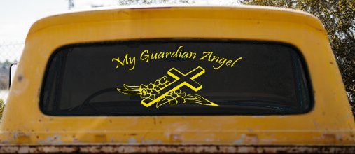 My Guardian Angel Christian Car or Truck Window Decal Sticker
