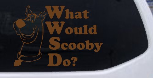 What Would Scooby Do Cartoons Car or Truck Window Decal Sticker