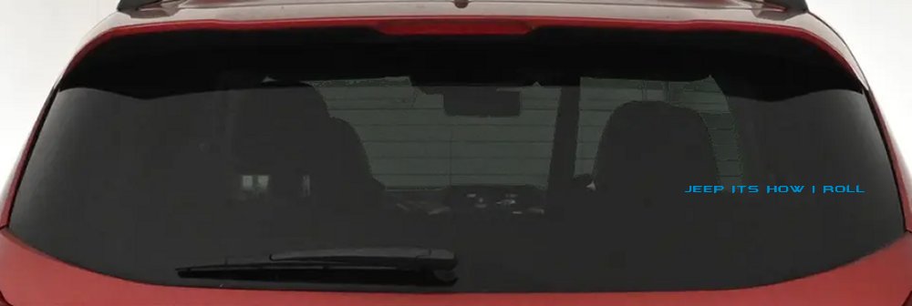 Jeep It's How I Roll Off Road Car or Truck Window Decal Sticker