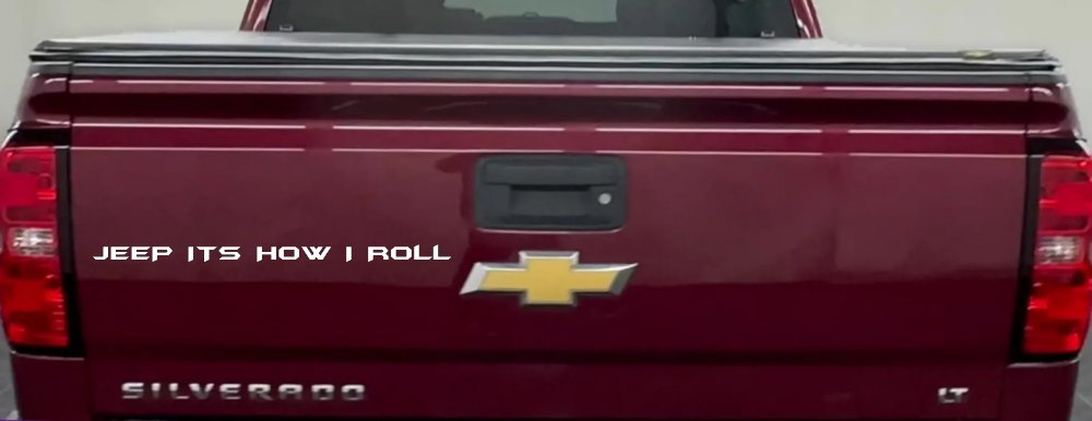 Jeep It's How I Roll Off Road Car or Truck Window Decal Sticker