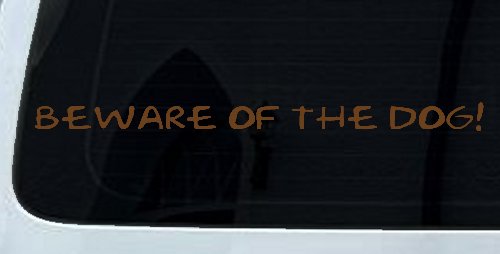 Beware Of The Dog Car or Truck Window Decal Sticker