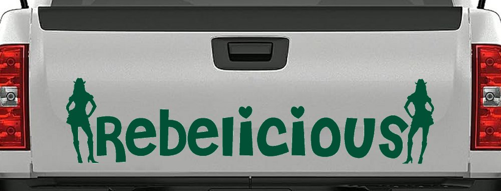 Rebelicious Cowgirl Country Girl Car or Truck Window Decal Sticker