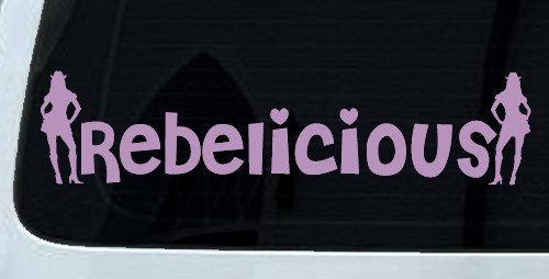 Rebelicious Cowgirl Country Girl Car or Truck Window Decal Sticker