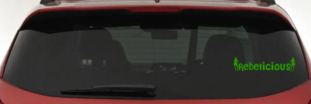 Rebelicious Cowgirl Country Girl Car or Truck Window Decal Sticker