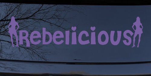 Rebelicious Cowgirl Country Girl Car or Truck Window Decal Sticker