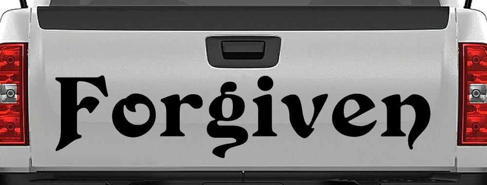 Forgiven Christian Christian Car or Truck Window Decal Sticker