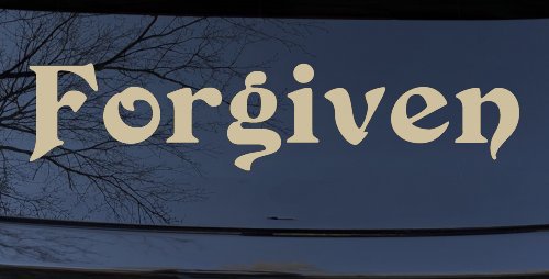 Forgiven Christian Christian Car or Truck Window Decal Sticker