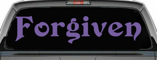 Forgiven Christian Christian Car or Truck Window Decal Sticker