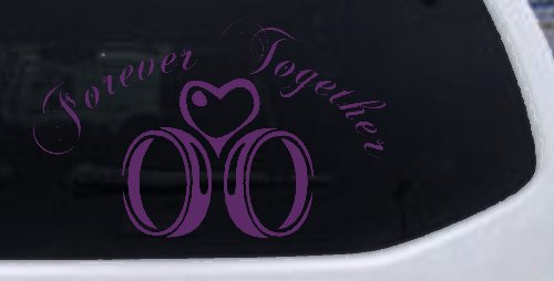 Forever Together Marriage Wedding Car or Truck Window Decal Sticker