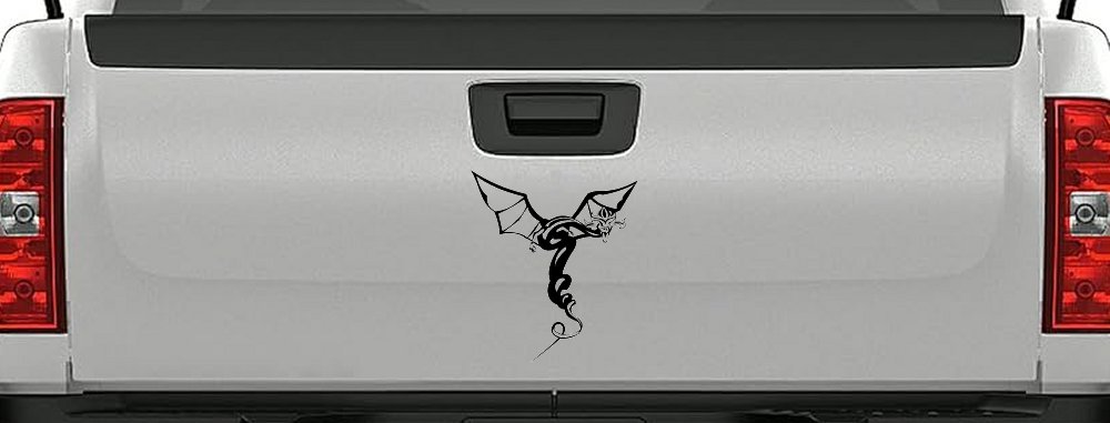 Dragon Flying Car or Truck Window Decal Sticker (Black)