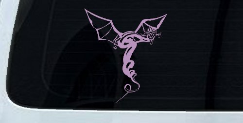 Dragon Flying Car or Truck Window Decal Sticker (Lilac)