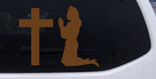 Nurse At Cross Christian Car or Truck Window Decal Sticker