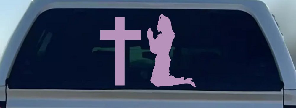 Nurse At Cross Christian Car or Truck Window Decal Sticker