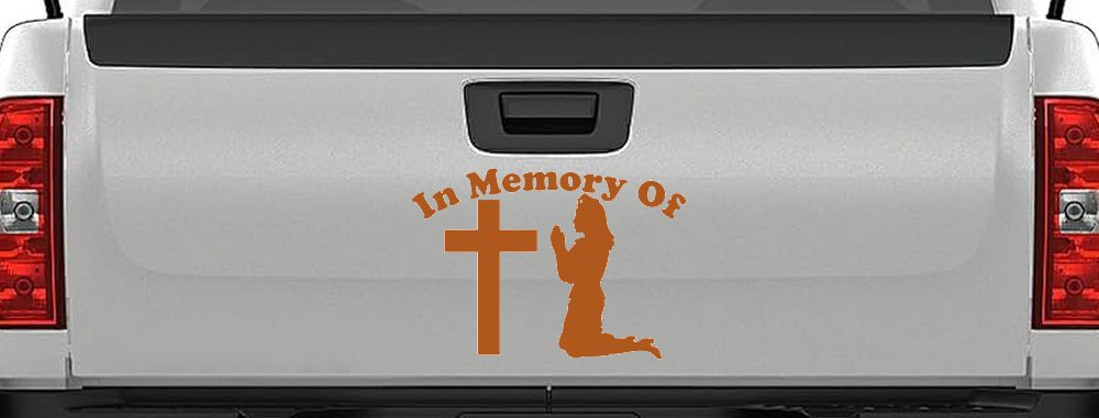 In Memory Of Nurse At Cross Car or Truck Window Decal Sticker