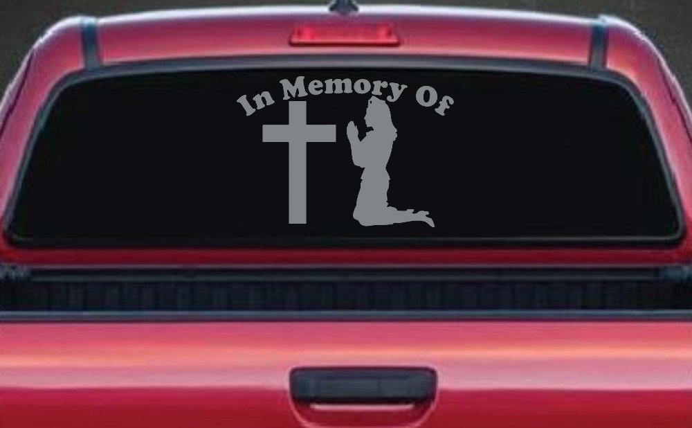In Memory Of Nurse At Cross Car or Truck Window Decal Sticker