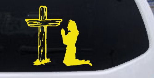 Nurse At Cross Christian Car or Truck Window Decal Sticker