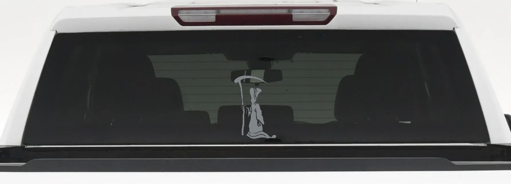 Grim Reaper Car or Truck Window Decal Sticker