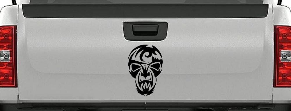 Tribal Skull Mask Car or Truck Window Decal Sticker