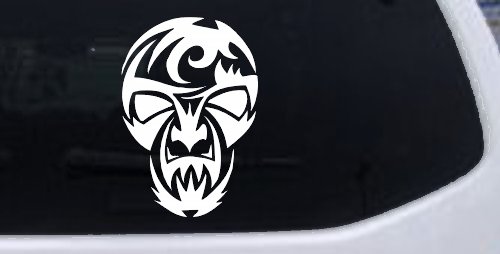 Tribal Skull Mask Car or Truck Window Decal Sticker