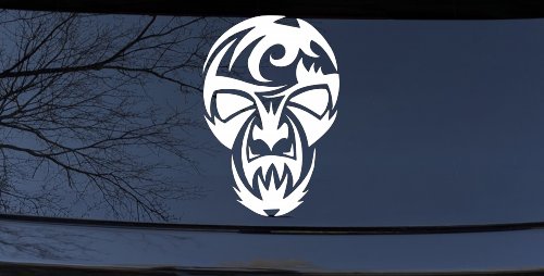 Tribal Skull Mask Car or Truck Window Decal Sticker