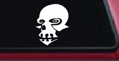 Tribal Skull Mask Car or Truck Window Decal Sticker