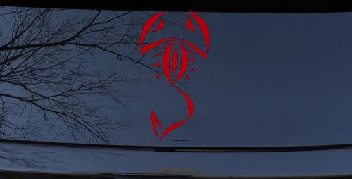 Tribal Scorpion Car or Truck Window Decal Sticker